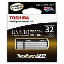 Флешка Toshiba USB 3.0 32GB Oshumi EX-|| (THNV32OSUSIL(8)) - миниатюра 3