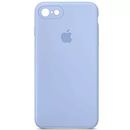 Чехол Silicone Case Full Camera Square для Apple iPhone 7, iPhone 8, iPhone SE 2020 Lilac Blue