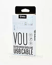 Кабель USB Inkax Dock Cable USB White - миниатюра 2