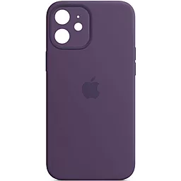 Чехол Silicone Case Full Camera для Apple IPhone 12  Amethyst