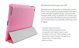 Чехол для планшета SGP Griff Series Sherbet Apple iPad 2, iPad 3, iPad 4 Pink (SGP07697) - миниатюра 5
