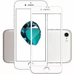 Захисне скло 1TOUCH Full Glue iPhone 7+ (без упаковки) White