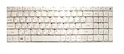 Клавіатура для ноутбуку Acer E5-522 E5-573 без рамки біла
