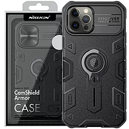 Чехол Nillkin CamShield Armor no logo (шторка на камеру) для Apple iPhone 13 Pro Max (6.7") Черный - миниатюра 2