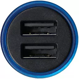 Автомобильное зарядное устройство Grand-X 2.4a 2xUSB-A ports car charger black (CH-06) - миниатюра 2