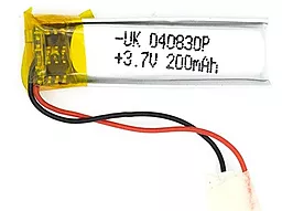 Акумулятор для блютуз гарнітури Универсальний 4.0*8*30mm (Li-Po 3.7V 200mAh)