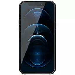Чехол Nillkin Matte Pro с лого Apple iPhone 12 Pro Max Black - миниатюра 4