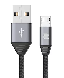USB Кабель Rock M5 Metal micro USB Cable Space Gray (RCB0510)