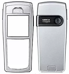Корпус Nokia 6230 с клавиатурой Silver