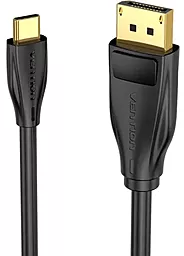 Видеокабель Vention USB Type-C 3.0 - DisplayPort v1.4 8k 60hz 1.5m black (CGYBG) - миниатюра 4
