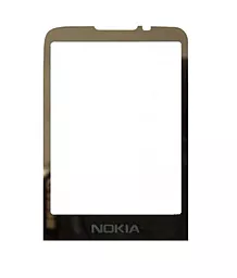 Корпусное стекло дисплея Nokia 6700 Classic (пластик) Gold