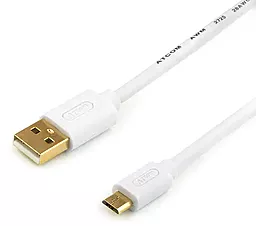 Кабель USB Atcom 0.8M micro USB Cable White