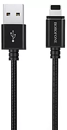Кабель USB Borofone BU1 MagJet Magnet Lightning 1.2M Cable Black