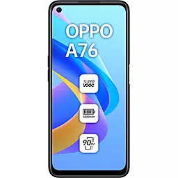 Смартфон Oppo A76 4/128GB Dual Sim Glowing Black (OFCPH2375_BLACK) - миниатюра 2