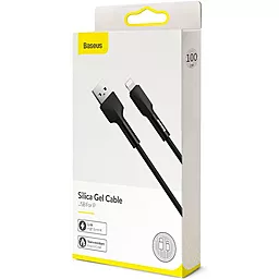 Кабель USB Baseus Silica Lightning Cable Black (CALGJ-01) - миниатюра 5