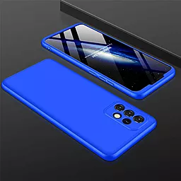 Чехол LikGus GKK 360 градусов (opp) для Samsung Galaxy A72 4G, Galaxy A72 5G Синий - миниатюра 2