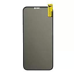 Защитное стекло Baseus 0.23mm Anti-spy with frame Apple iPhone 12, 12 Pro (2шт/упак) Black (SGAPIPH61P-ATG01) - миниатюра 2