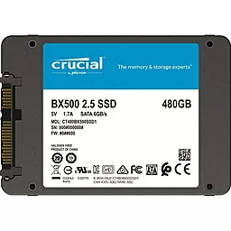 SSD Накопитель Crucial BX500 480 GB (CT480BX500SSD1) - миниатюра 2
