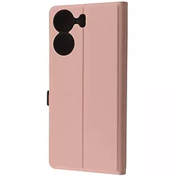 Чехол Wave Flap Case для Xiaomi Redmi Note 13 Pro 4G/Poco M6 Pro 4G Pink Sand