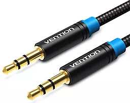 Аудио кабель Vention AUX mini Jack 3.5mm M/M Cable 1.5 м black (P350AC150-B-M)