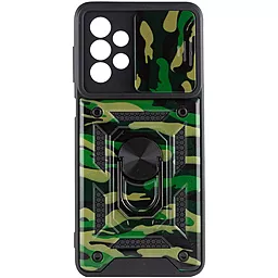 Чехол Epik Camshield Serge Ring Camo для Samsung Galaxy A13 4G Army Green - миниатюра 3