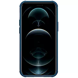 Чехол Nillkin  Camshield Leather для Apple iPhone 13 (6.1") Синий - миниатюра 2