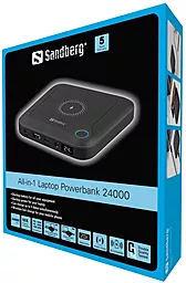 Повербанк Sandberg PD18W 2xUSB-C USB-A Wireless 24000mAh 88.8 Wh (420-57) - миниатюра 5