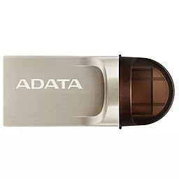 Флешка ADATA USB3.1 Type-C 64GB UC370 Golden (AUC37064GRGD) Gold