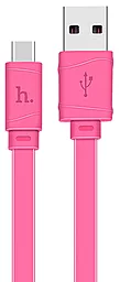 Кабель USB Hoco X5 Bamboo USB Type-C Cable Pink