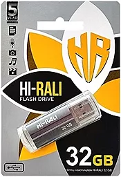 Флешка Hi-Rali 32GB Corsair Series (HI-32GBCORNF) Gray - миниатюра 2