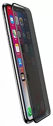 Захисне скло Baseus Rigid-Edge Anti-Spy Apple iPhone XS Max Black (SGAPIPH65ATG01)