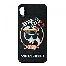 Чохол Karl Lagerfeld для Apple iPhone X/XS  Black №6