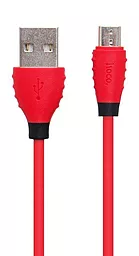 Кабель USB Hoco X27 Excellent micro USB Cable Red