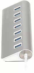 USB хаб Maxxter 7хUSB 3.0 Silver (HU3A-7P-01) - миниатюра 3