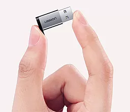 Адаптер-переходник Ugreen US276 M-F USB 3.0 -> USB Type-C 3.1 Gray - миниатюра 9