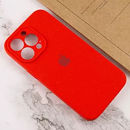 Чехол Silicone Case Full Camera для Apple iPhone 15 Pro Max red - миниатюра 3