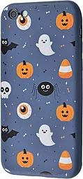 Чехол Wave Fancy Ghosts and pumpkins Apple iPhone 6, iPhone 6S Dark Blue
