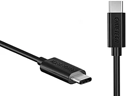 Кабель USB PD Choetech 60W 3A 0.5M USB Type-C - Type-C Cable Black (CC0001) - миниатюра 2