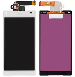 Дисплей Sony Xperia Z5 Compact (E5803, E5823, SO-02H) с тачскрином, White