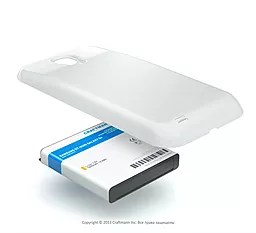 Акумулятор Samsung I9500 Galaxy S4 / EB-B600BC / EB485760LU (5200 mAh) Craftmann White - мініатюра 4