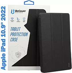 Чехол для планшета BeCover Tri Fold Soft TPU Silicone для Apple iPad 10.9" 2022 Black (708518)