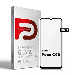 Защитное стекло ArmorStandart Pro для Xiaomi Poco C40 Black (ARM62124)