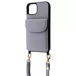 Чехол Wave Leather Pocket Case для Apple iPhone 13 Light Purple