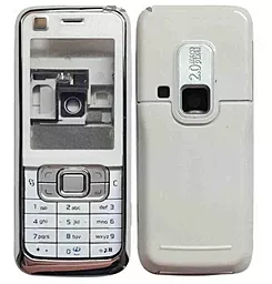 Корпус Nokia 6121c передняя и задняя панель Silver