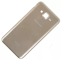 Задняя крышка корпуса Samsung Galaxy J7 2015 J700 Gold - миниатюра 2