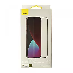 Защитное стекло Baseus Full-screen 2 in 1 Apple iPhone 12 Mini Black (SGAPIPH54N-KC01) - миниатюра 2