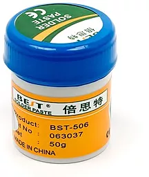 Флюс паста BEST (Sn63Pb37) BST-506 50гр в пластиковій ємності