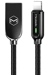 Кабель USB McDodo Smart Series Auto Power Off 1.2M Lightning Cable Black (CA-5261) - миниатюра 3