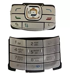 Клавиатура Nokia N80 Silver
