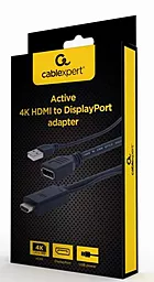 Видео переходник (адаптер) Cablexpert HDMI to DisplayPort Black - миниатюра 2
